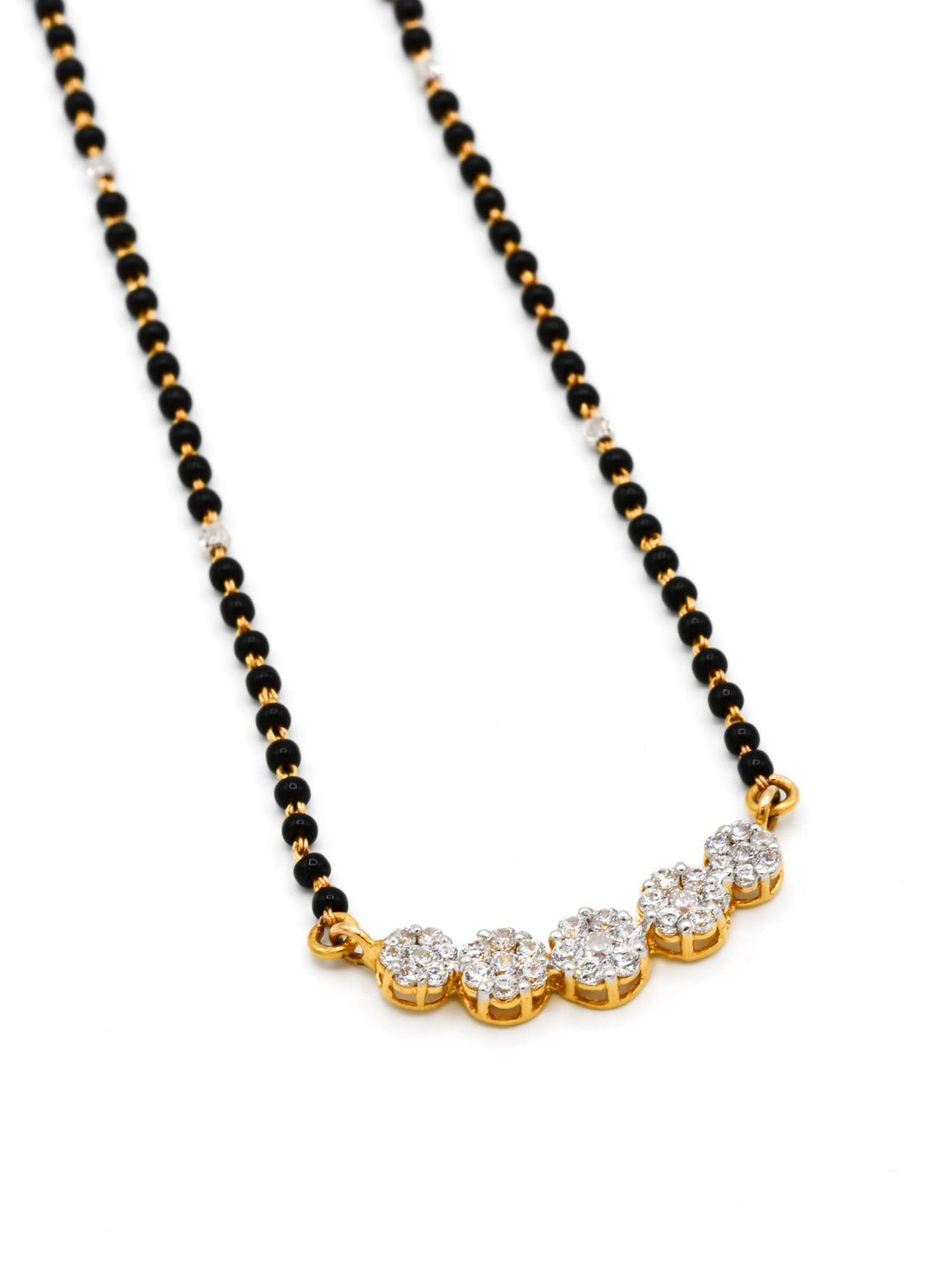 22ct Gold CZ Mangal Sutra - Roop Darshan