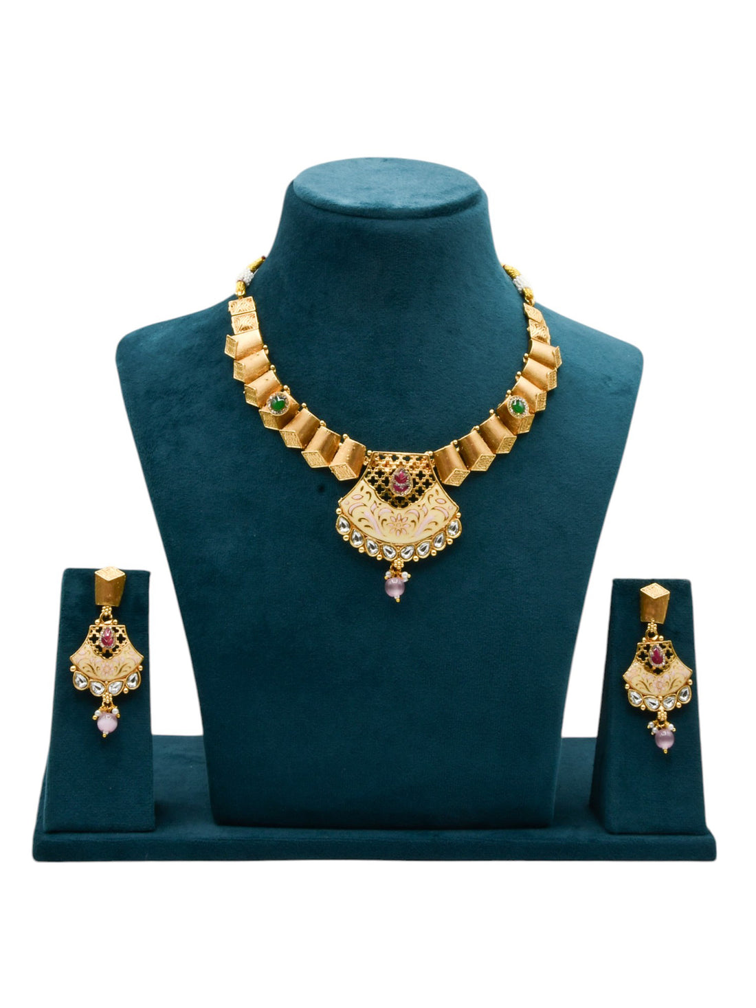 Costume Necklace Set - Roop Darshan