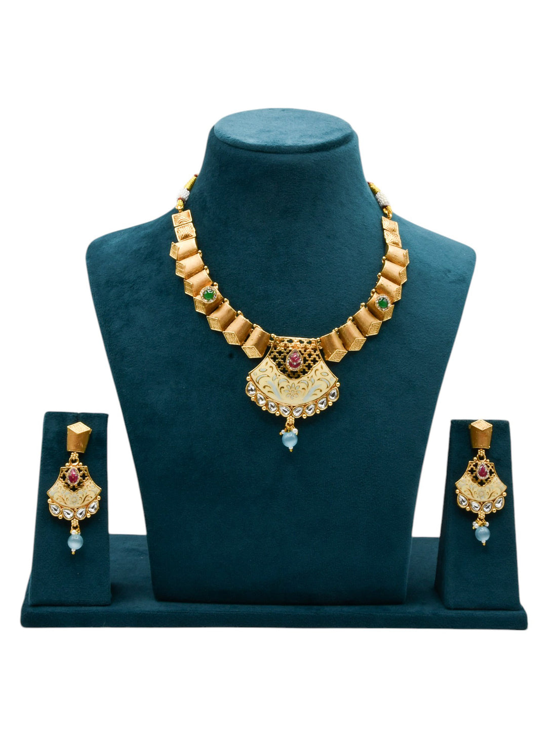 Costume Necklace Set - Roop Darshan