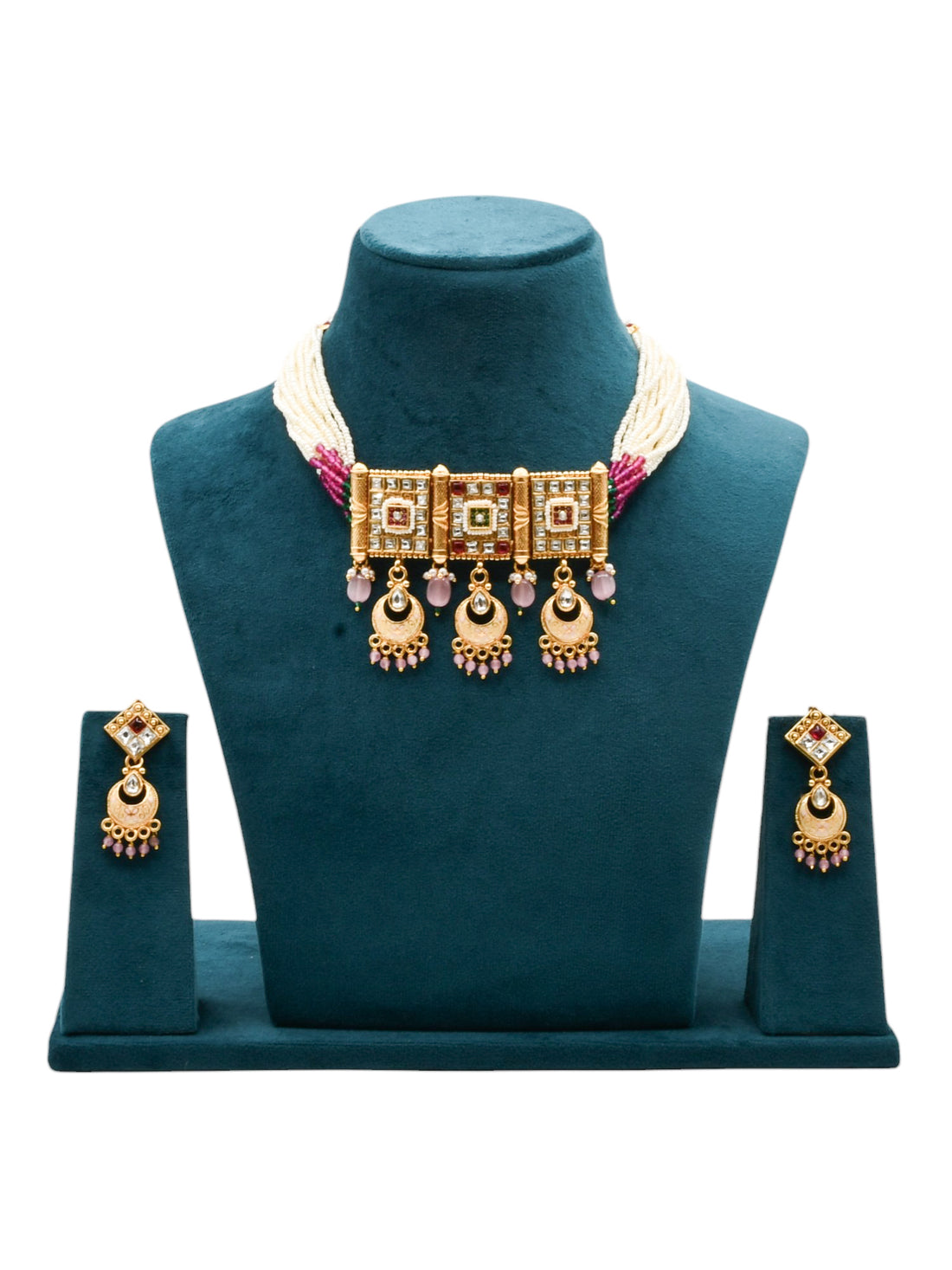 Costume Necklace Set - Roop Darshan