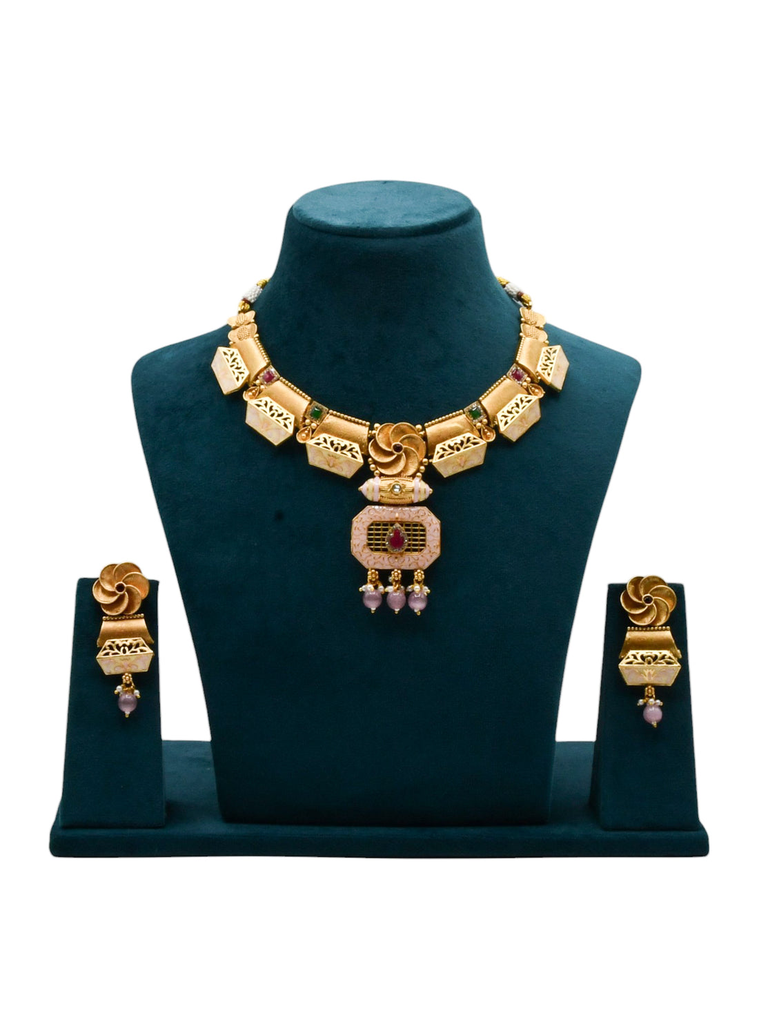 Costume Necklace Set - Roop Darshan