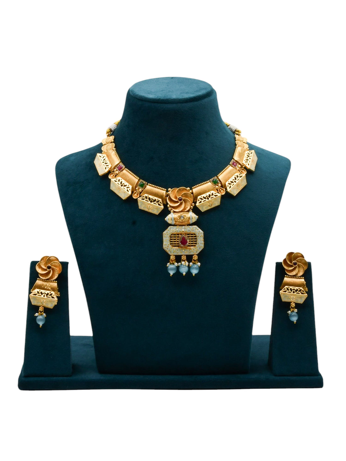 Costume Necklace Set - Roop Darshan