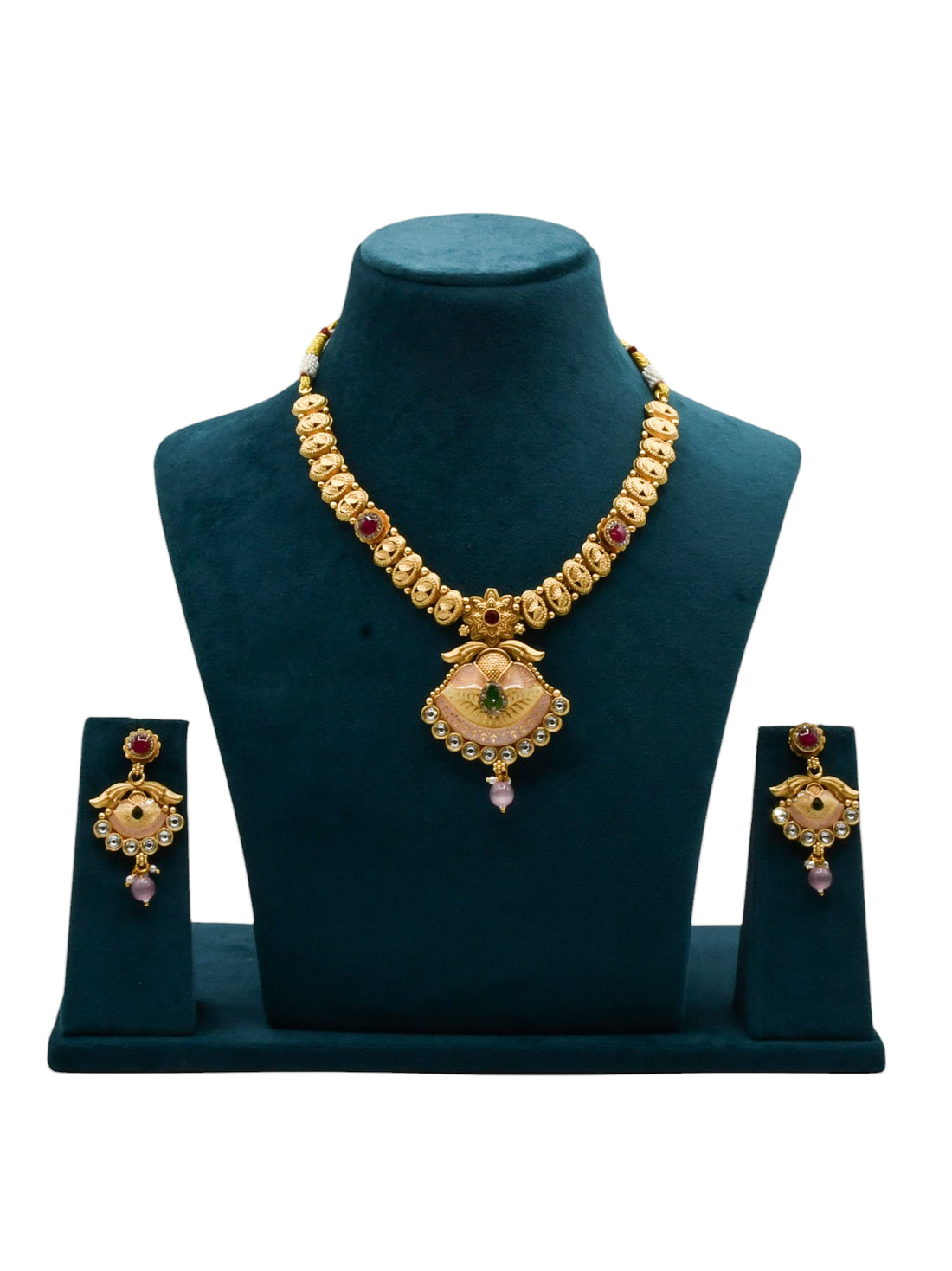 Costume Necklace Set - Roop Darshan