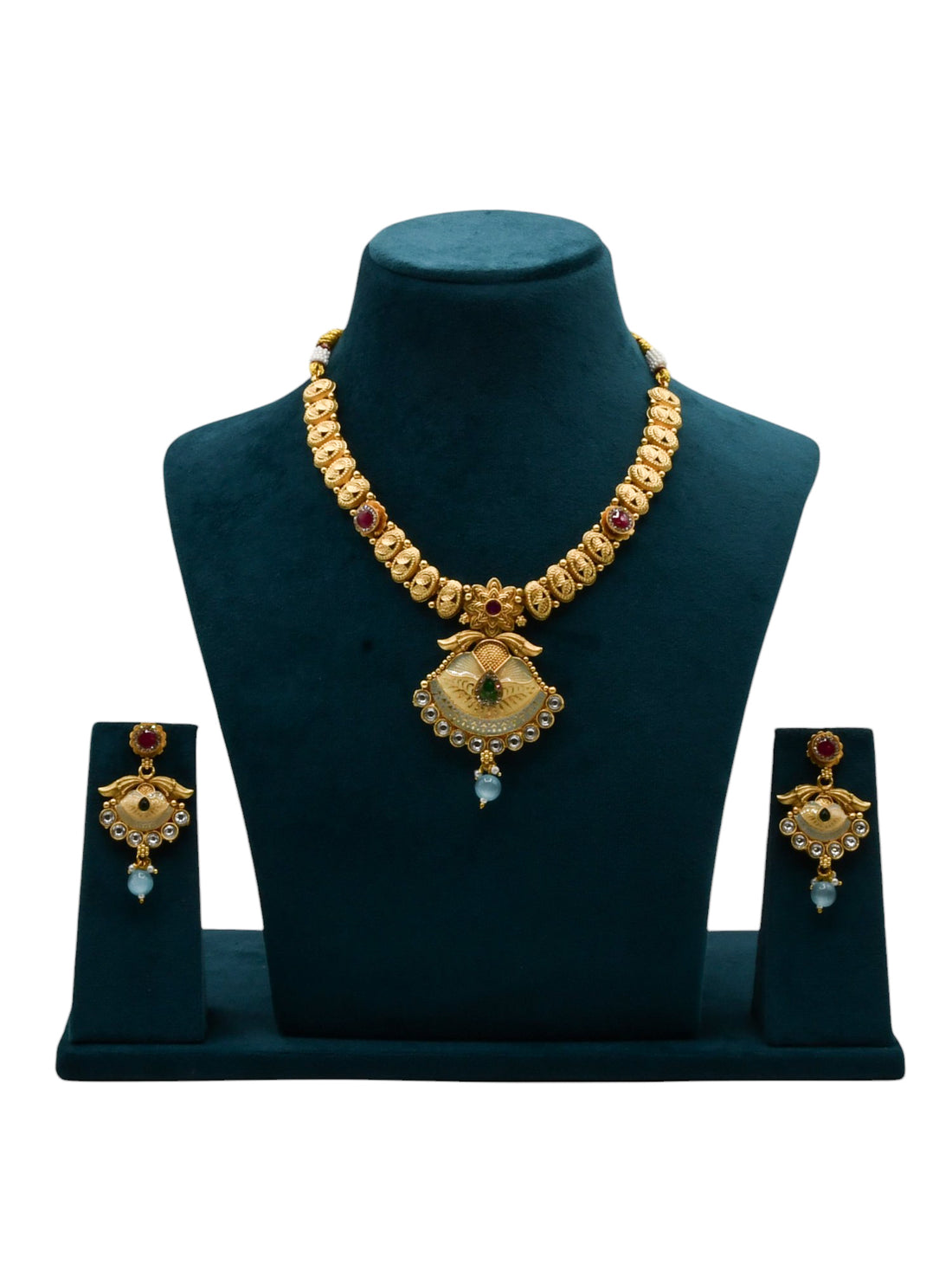 Costume Necklace Set - Roop Darshan