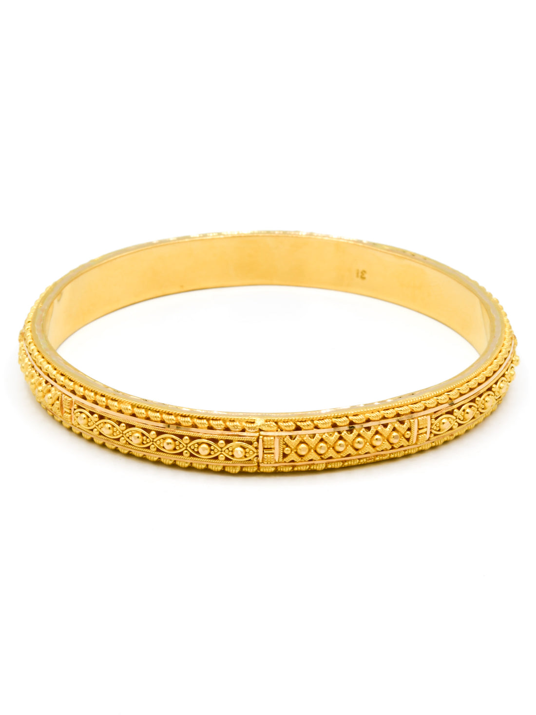 22ct Gold Filigree pair Bangle - Roop Darshan