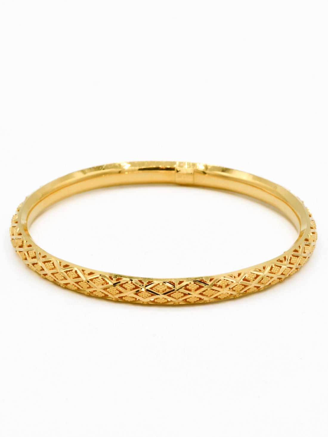 22ct Gold Filigree pair Bangle - Roop Darshan