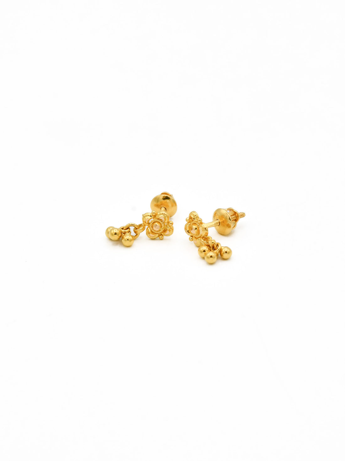 22ct Gold Stud Earrings - Roop Darshan