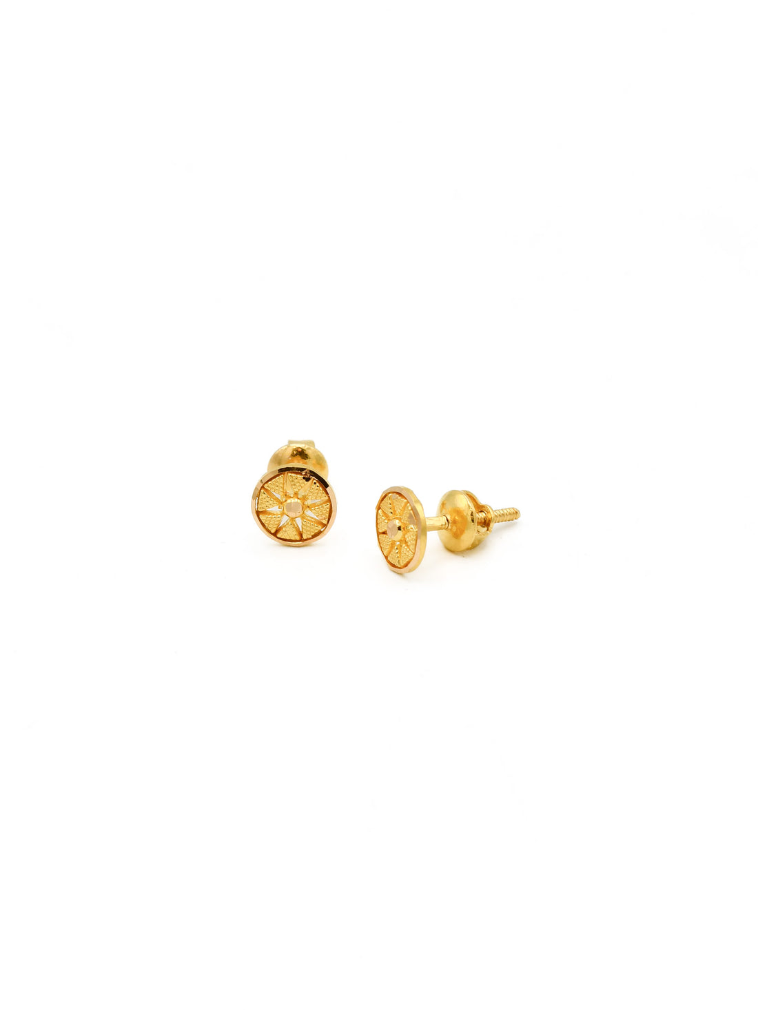 22ct Gold Stud Earrings 1 - Roop Darshan