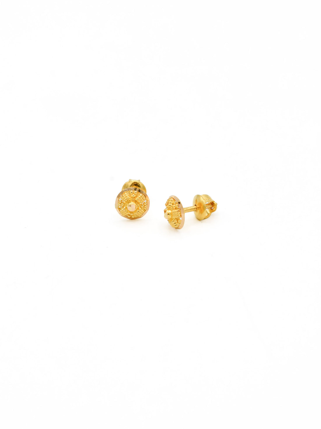 22ct Gold Stud Earrings - Roop Darshan