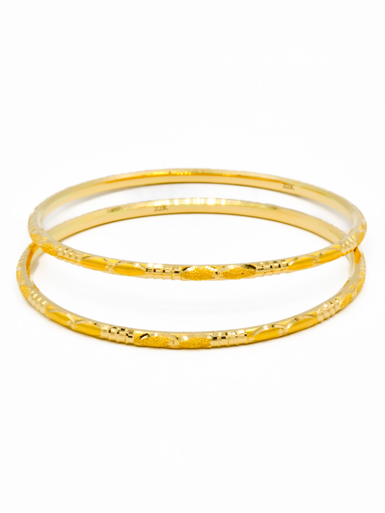 22ct Gold Pair Bangle - Roop Darshan