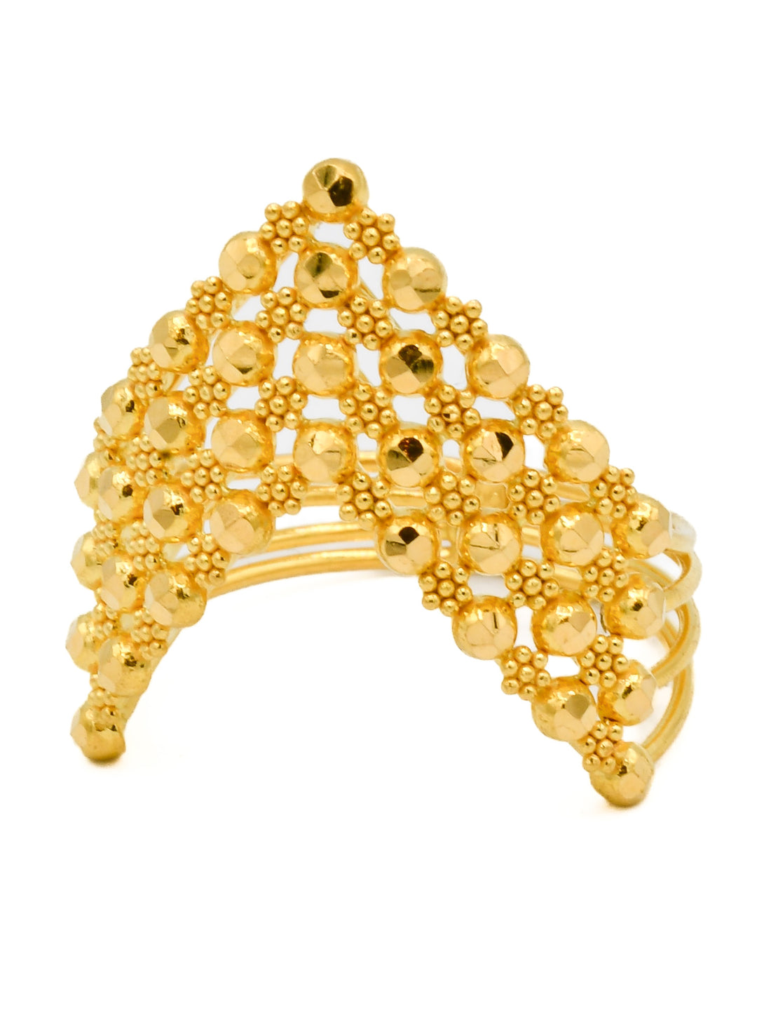 22ct Gold Ladies Filigree Ring - Roop Darshan