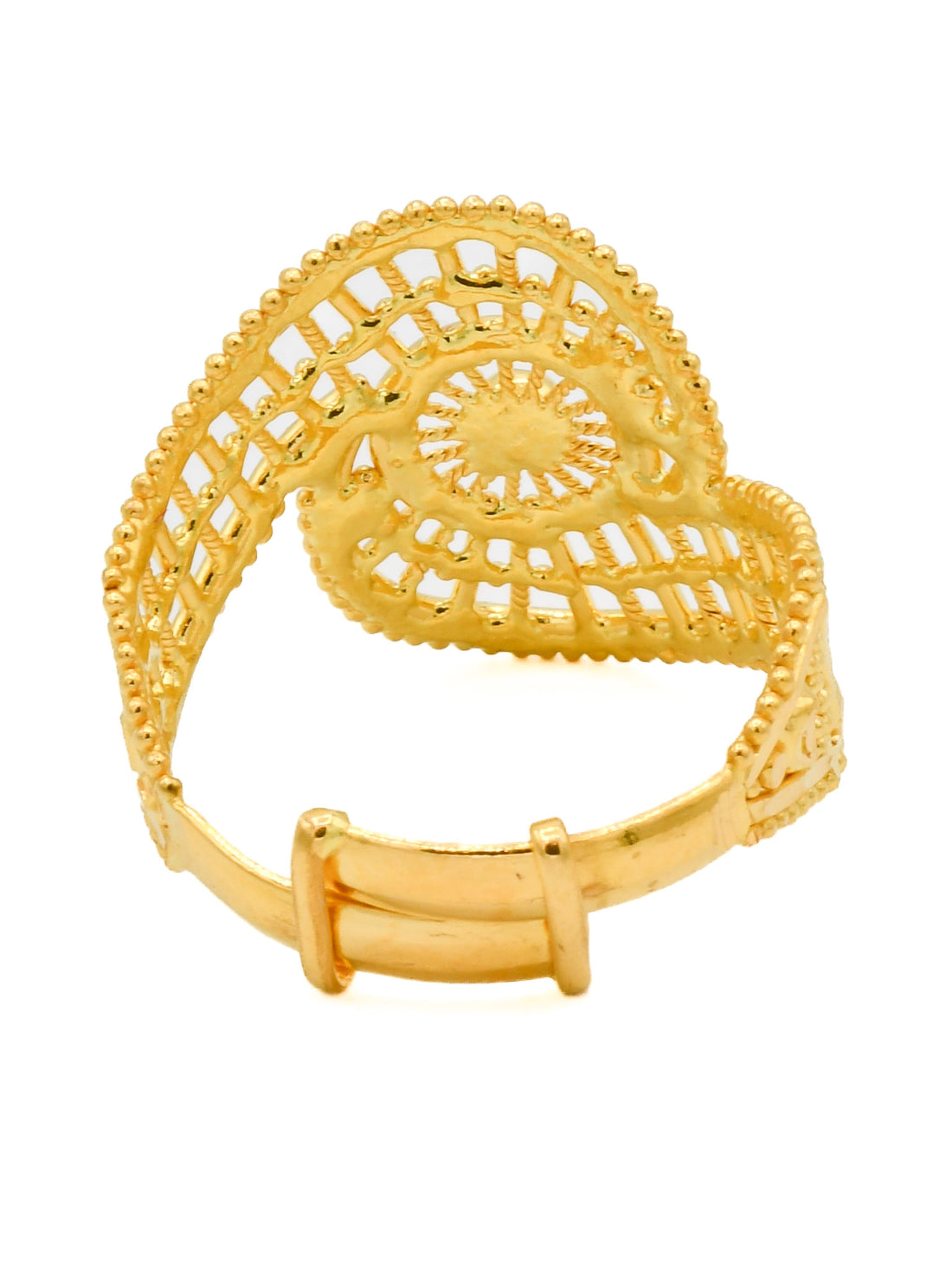 22ct Gold Adjustable Ladies Ring - Roop Darshan