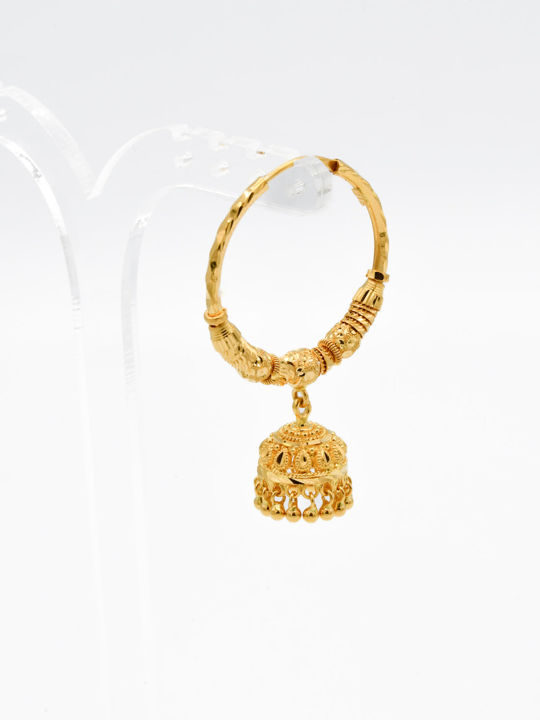 22ct Gold Ball Jhumki Bali - Roop Darshan