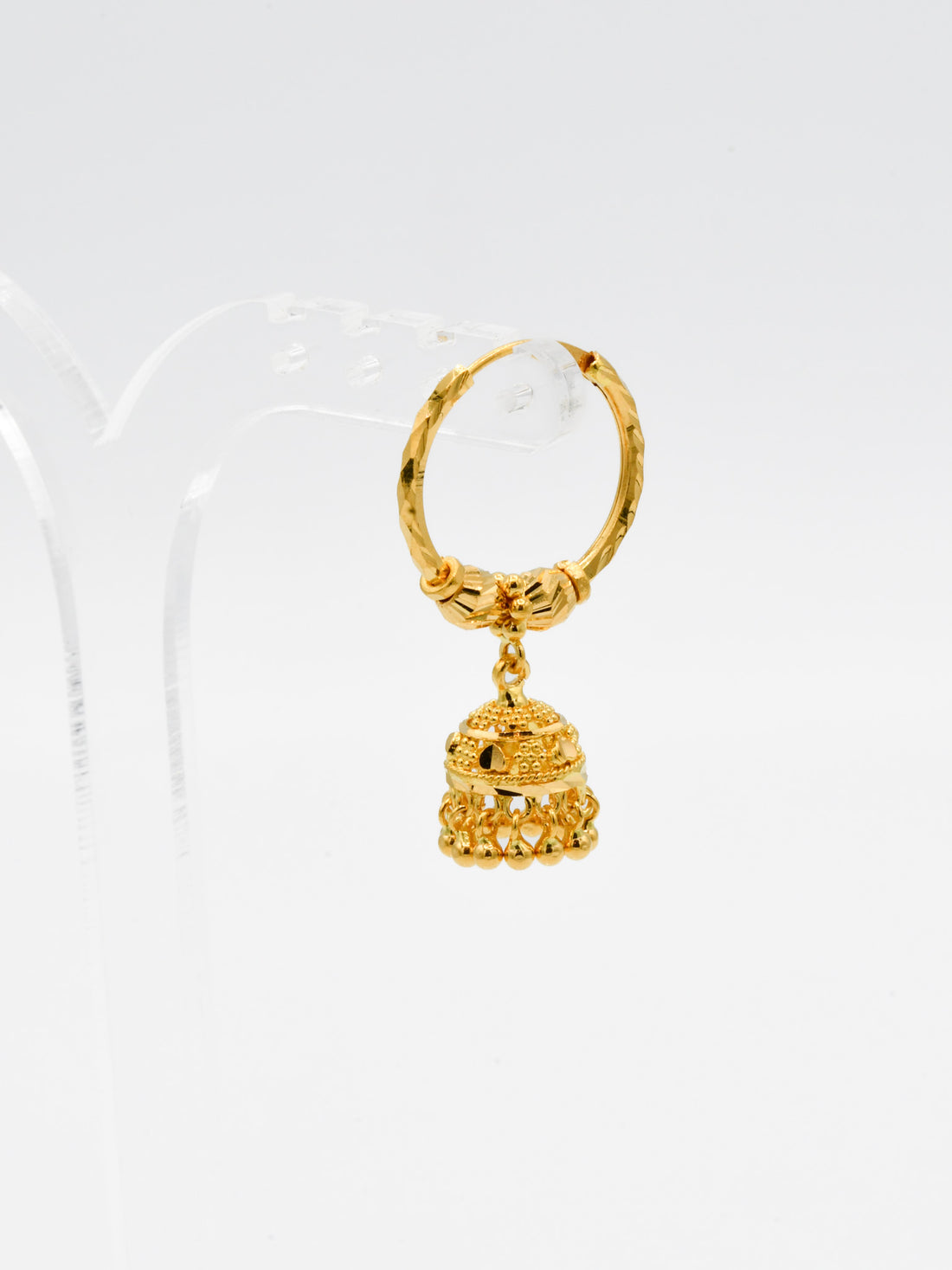 22ct Gold Ball Jhumki Bali - Roop Darshan