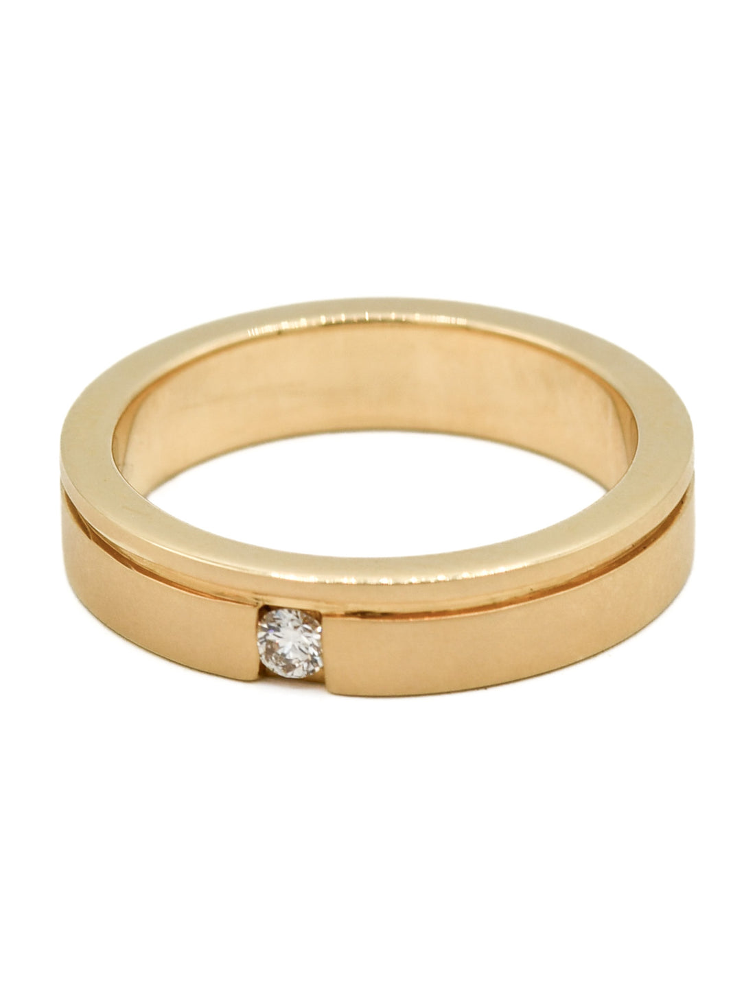 18ct Gold 0.05ct Diamond Ring - Roop Darshan