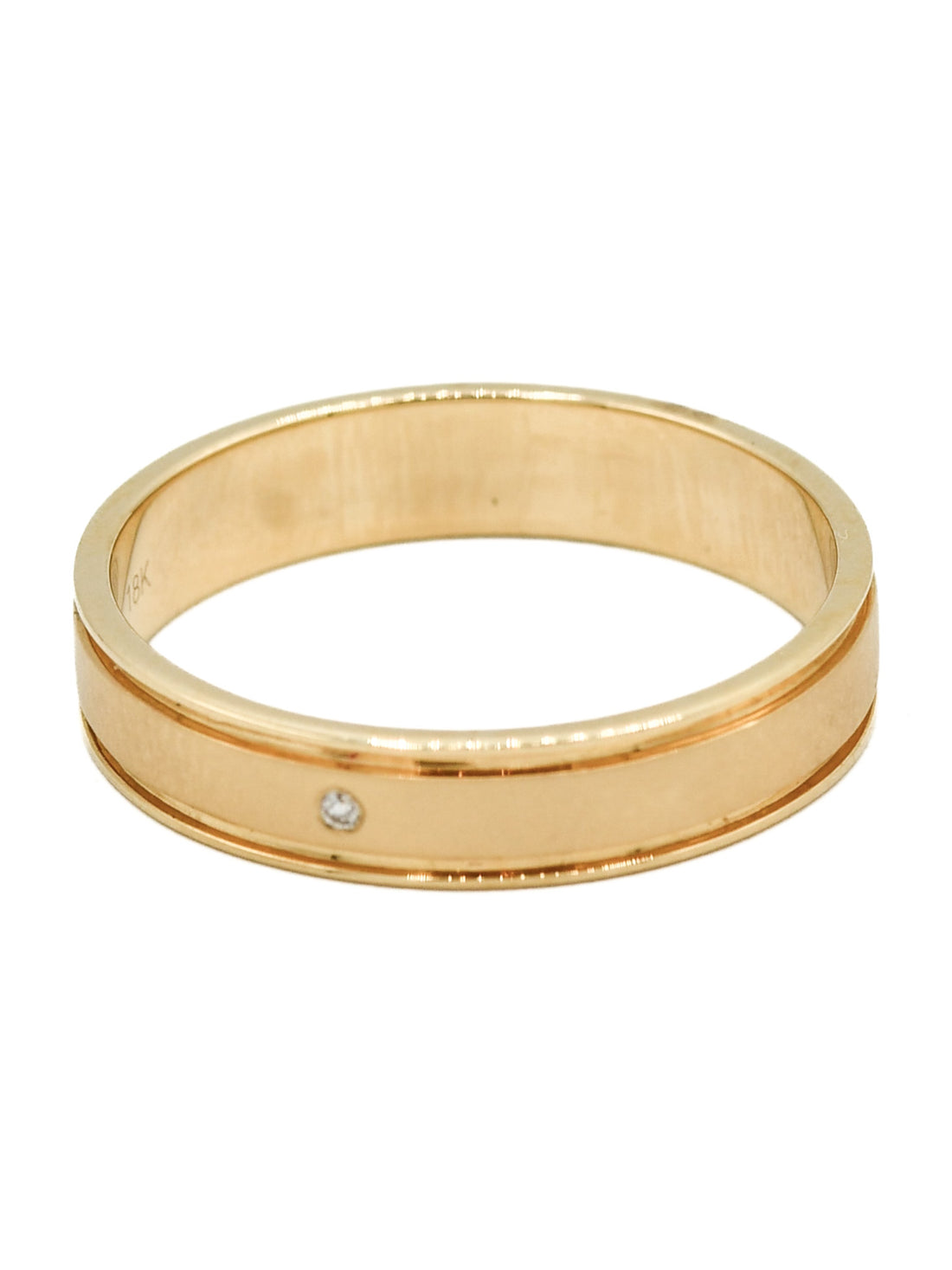 18ct Gold 0.01 Diamond Ring - Roop Darshan