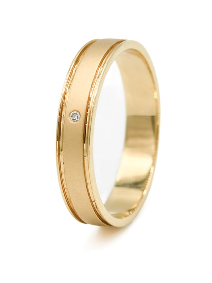 18ct Gold 0.01 Diamond Ring - Roop Darshan