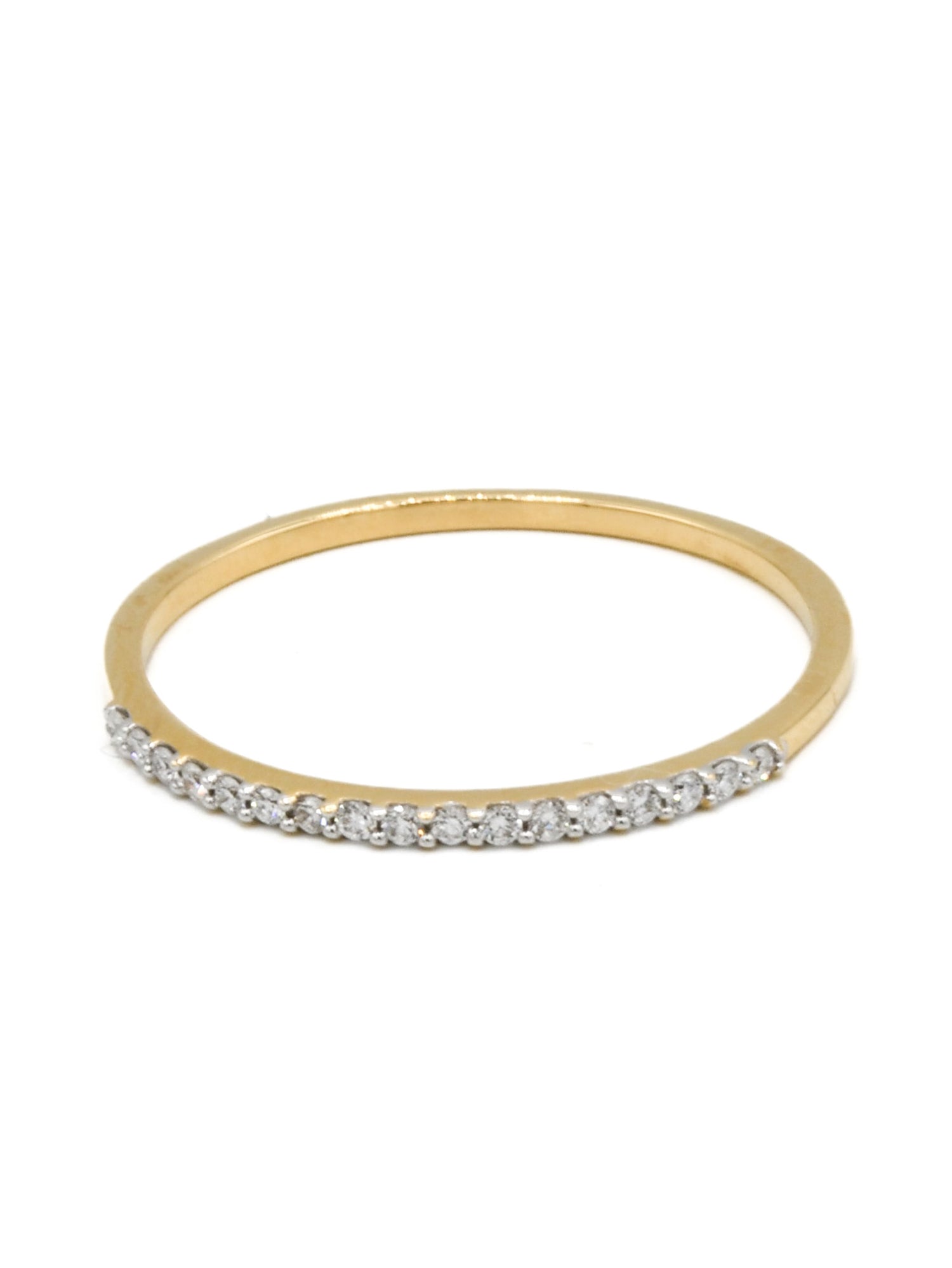 18ct Gold 0.09ct Diamond Ladies Ring - Roop Darshan