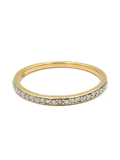 18ct Gold 0.12ct Diamond Ladies Ring - Roop Darshan