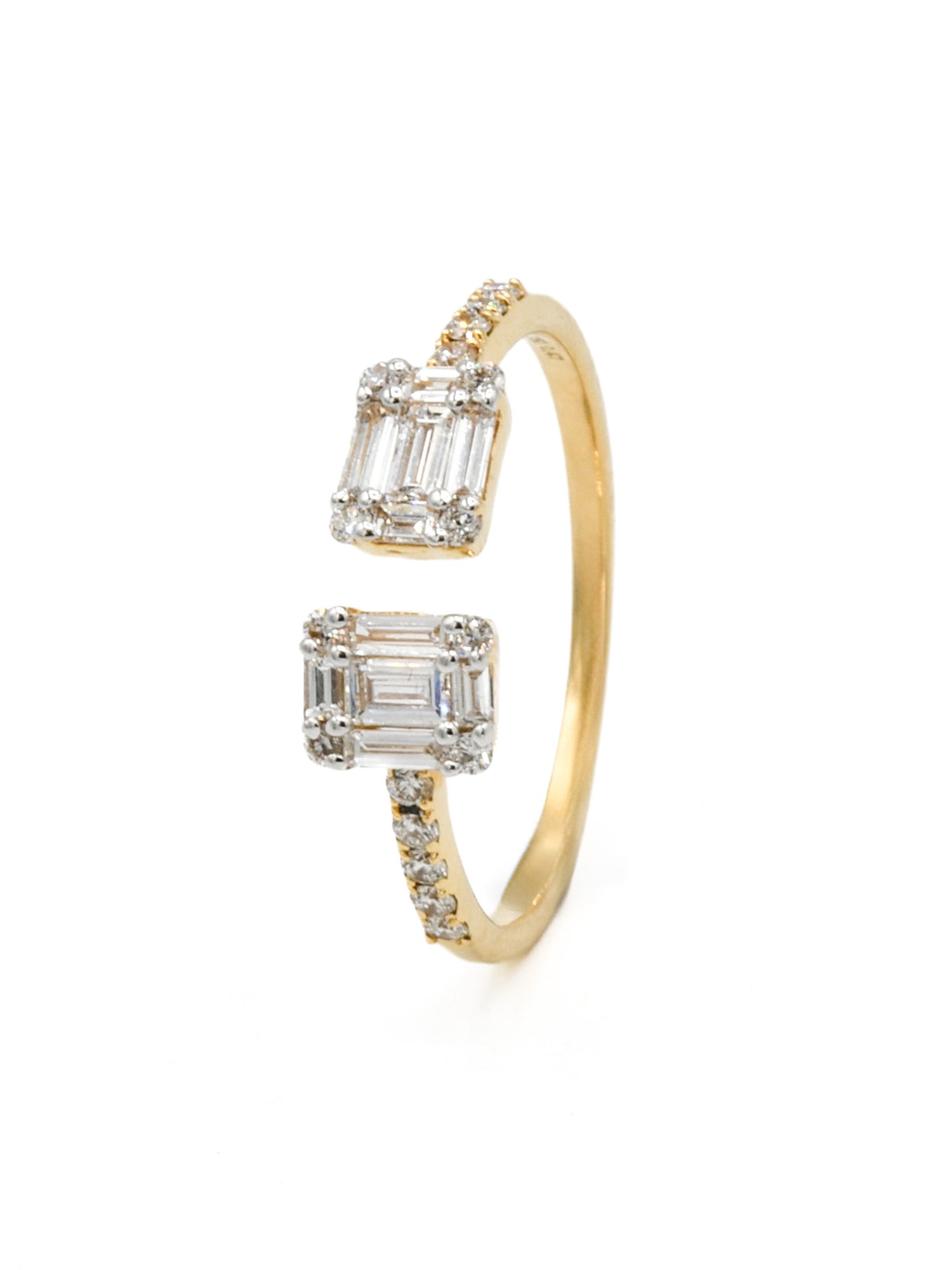 18ct Gold 0.47ct Diamond Ladies Ring - Roop Darshan