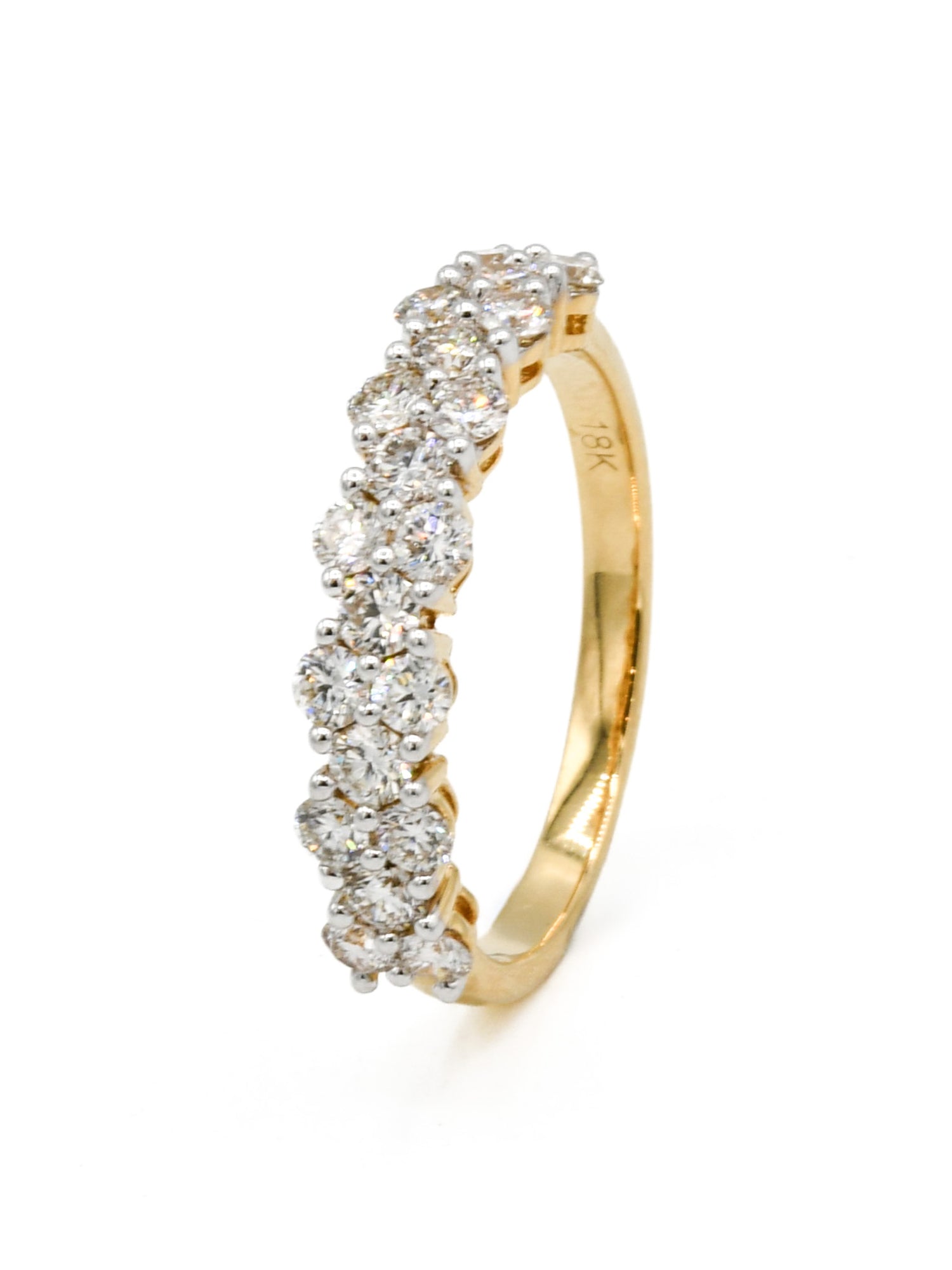 18ct Gold 1.01ct Diamond Ladies Ring - Roop Darshan