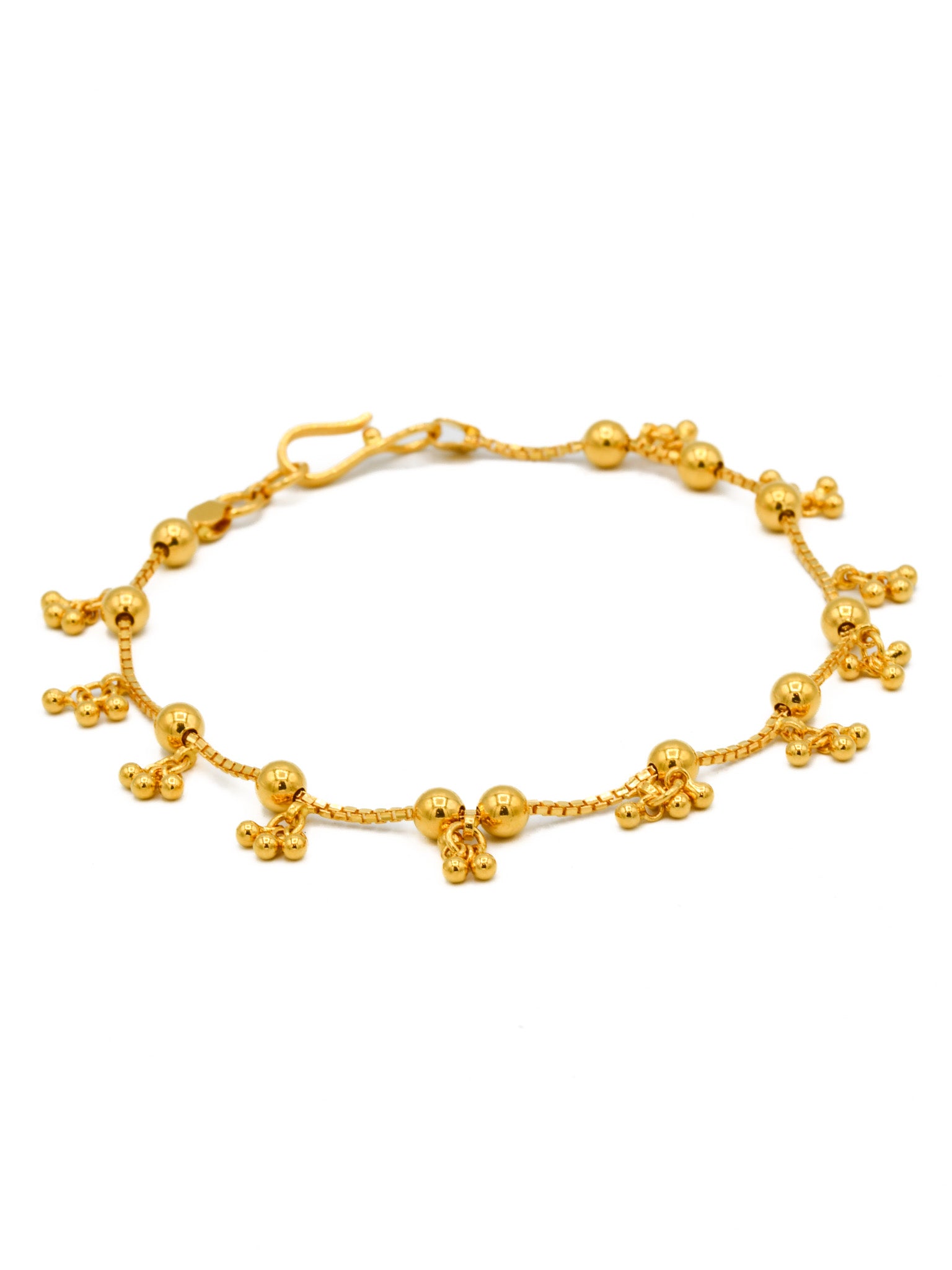 22ct Gold Charms Ladies Bracelet - Roop Darshan