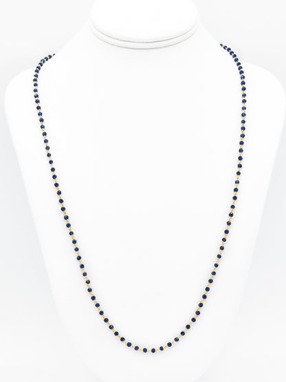 22ct Gold Blue Stone Mangal Sutra - Roop Darshan