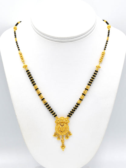 22ct Gold 3 Row Mangal Sutra - Roop Darshan