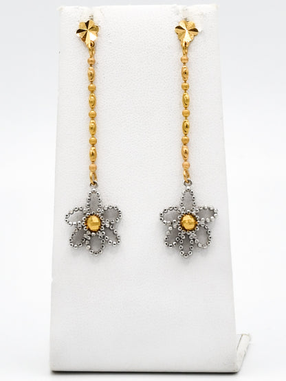 22ct Gold Two Tone Necklace Set - Roop Darshan