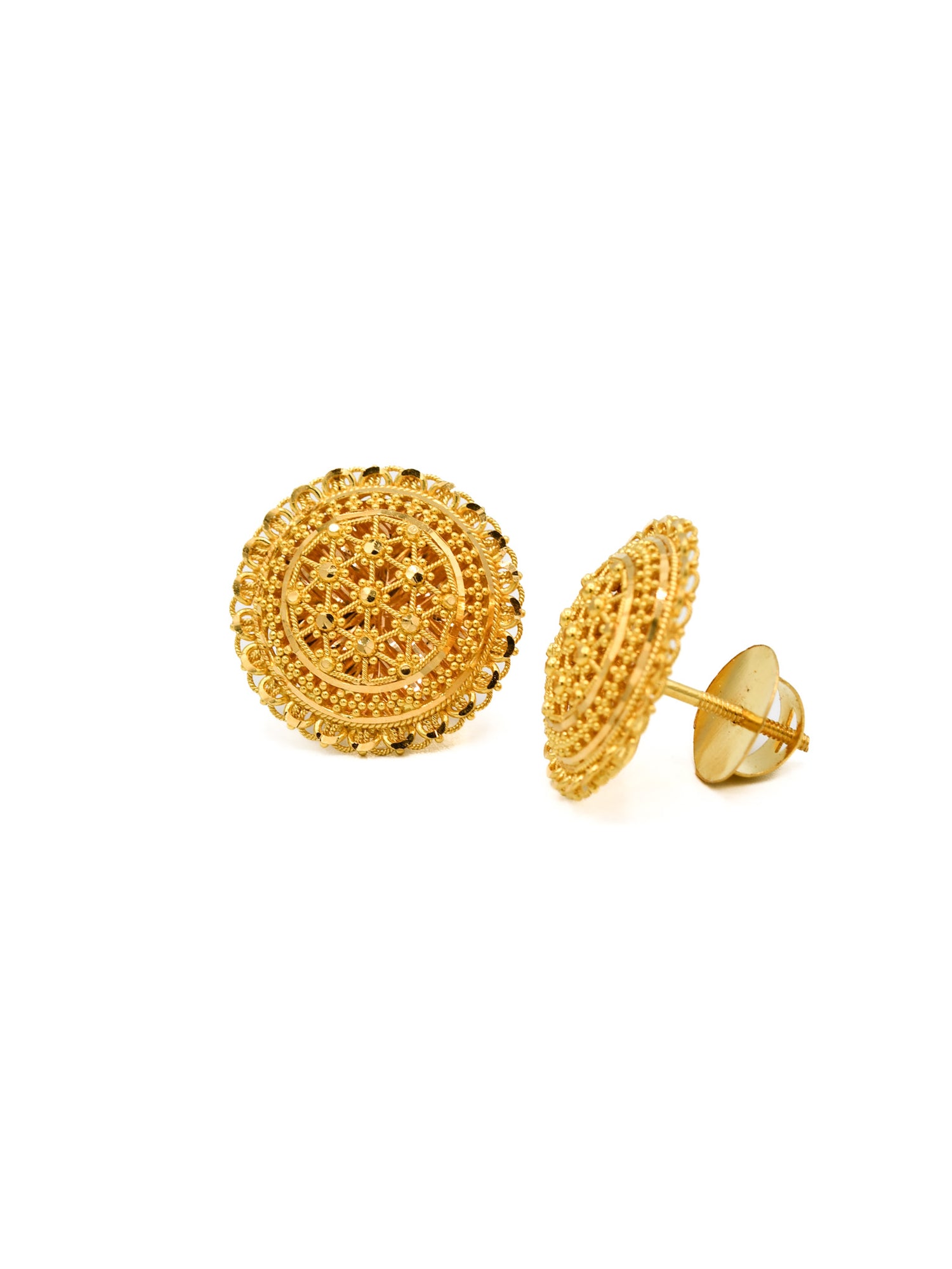 22ct Gold Round Tops - Roop Darshan