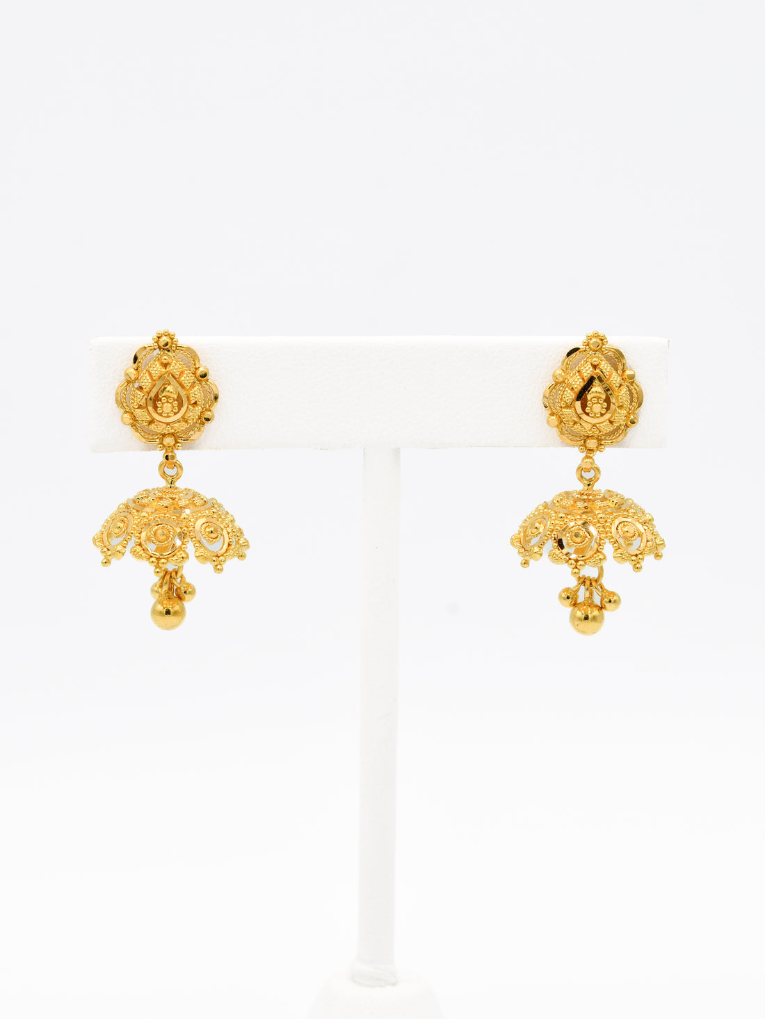 22ct Gold Jhumki Earrings