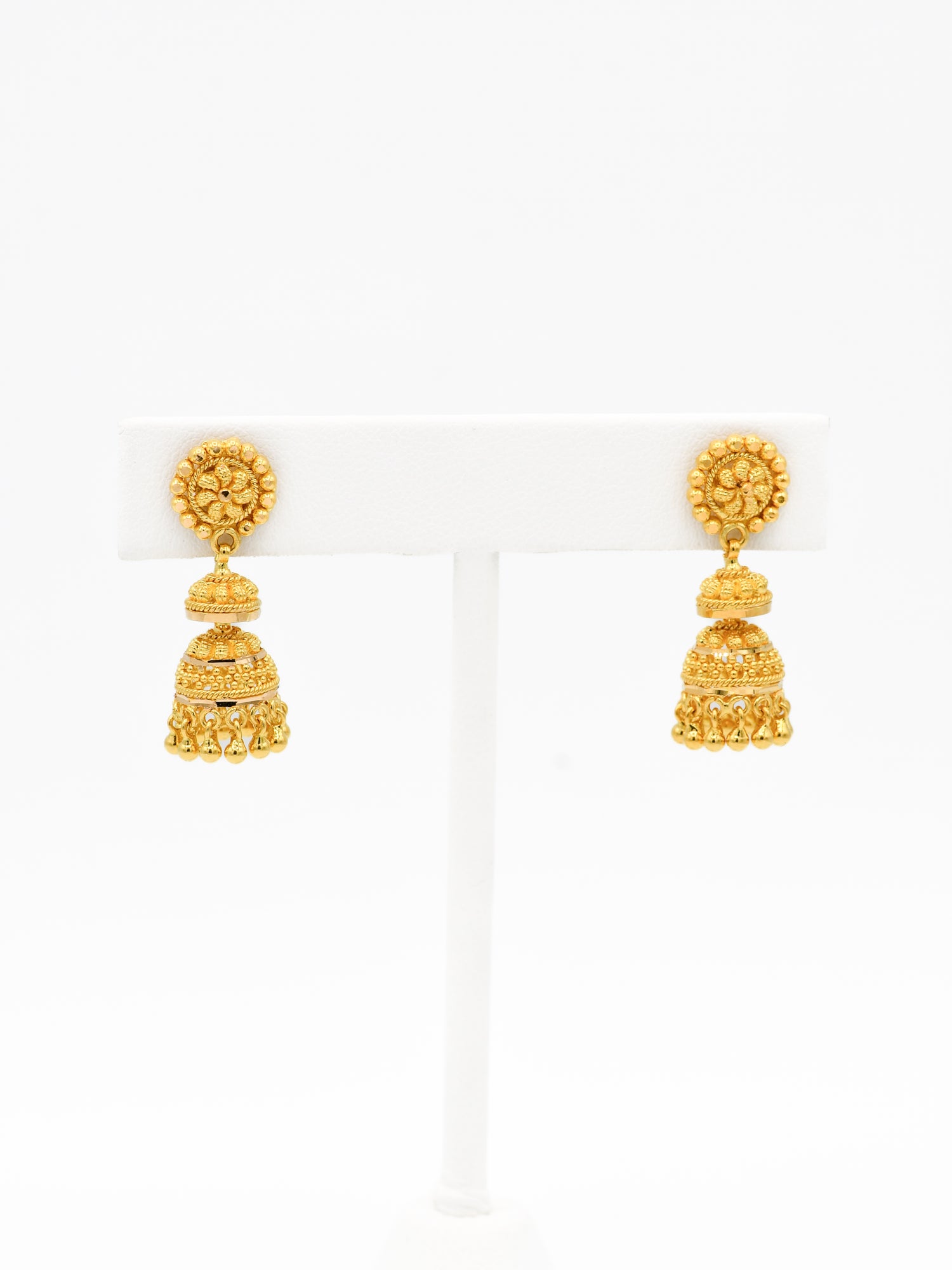 22ct Gold Jhumki Earrings