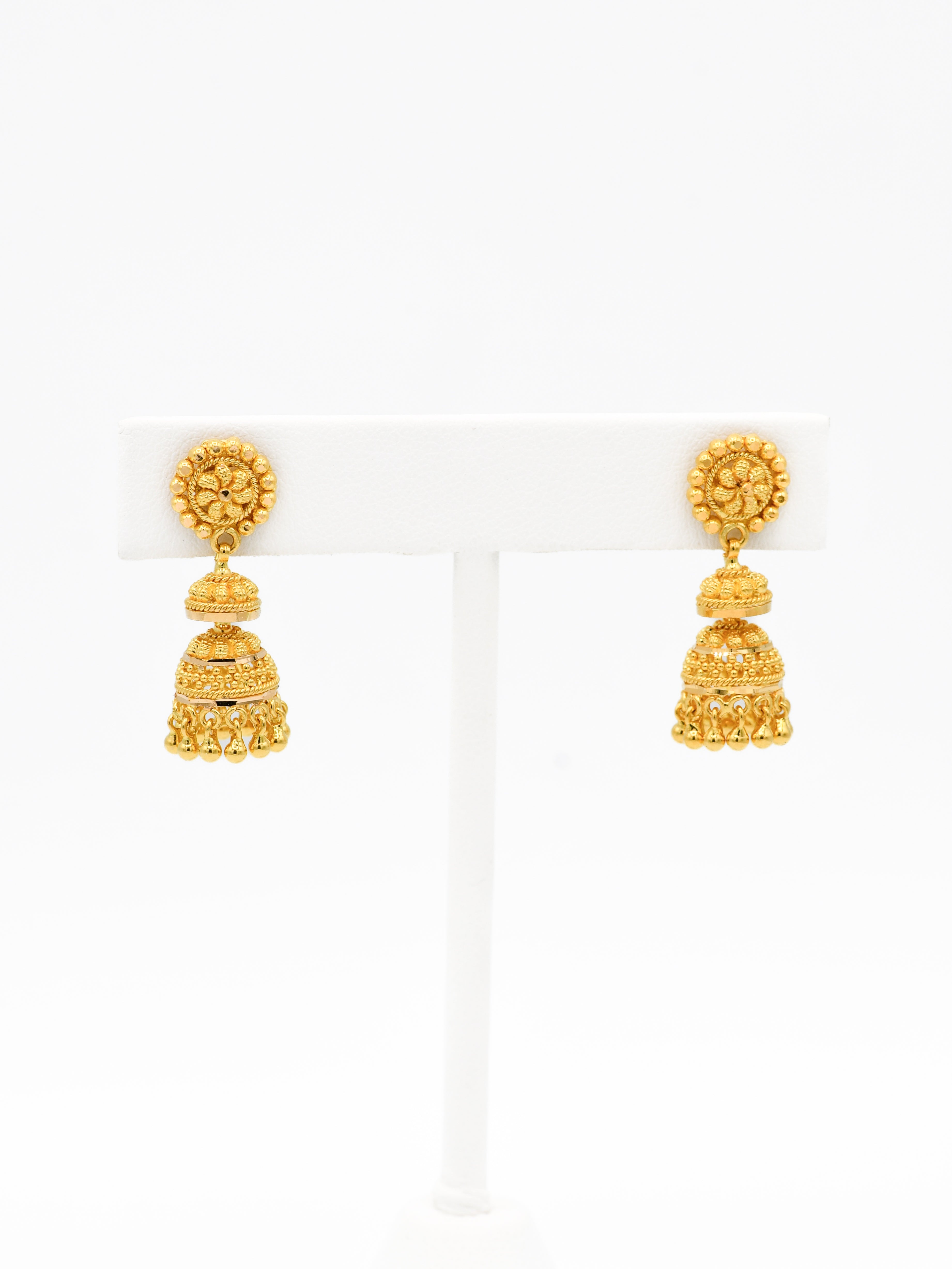 22ct Gold Jhumki Earrings