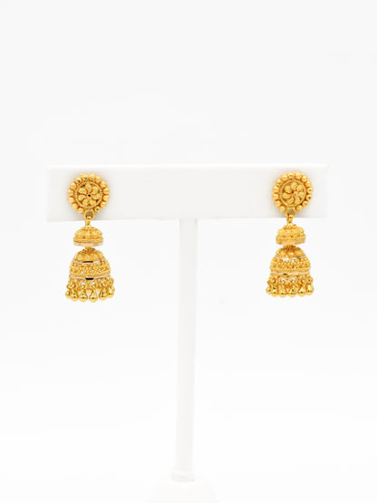 22ct Gold Jhumki Earrings