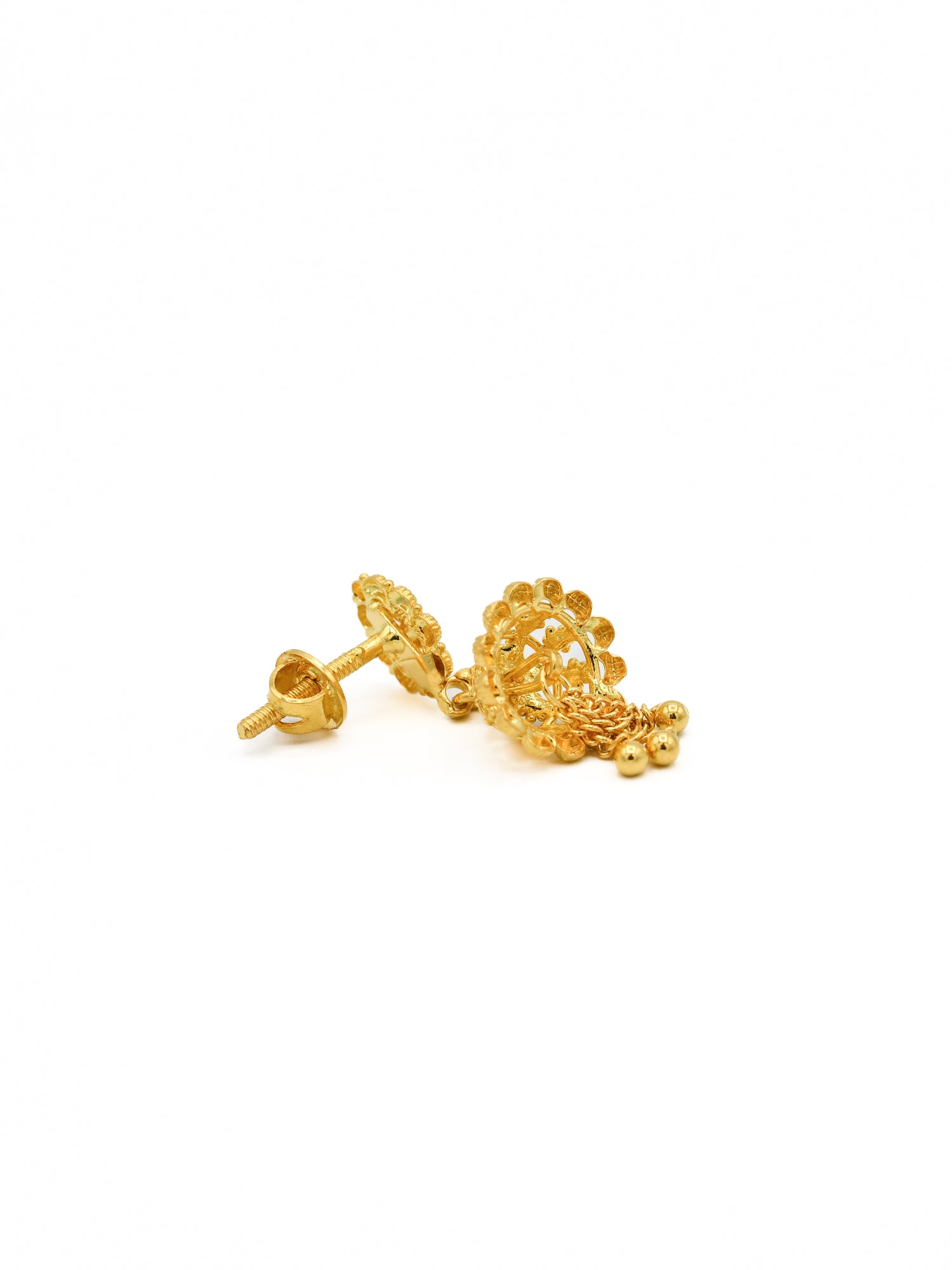 22ct Gold Jhumki Earrings