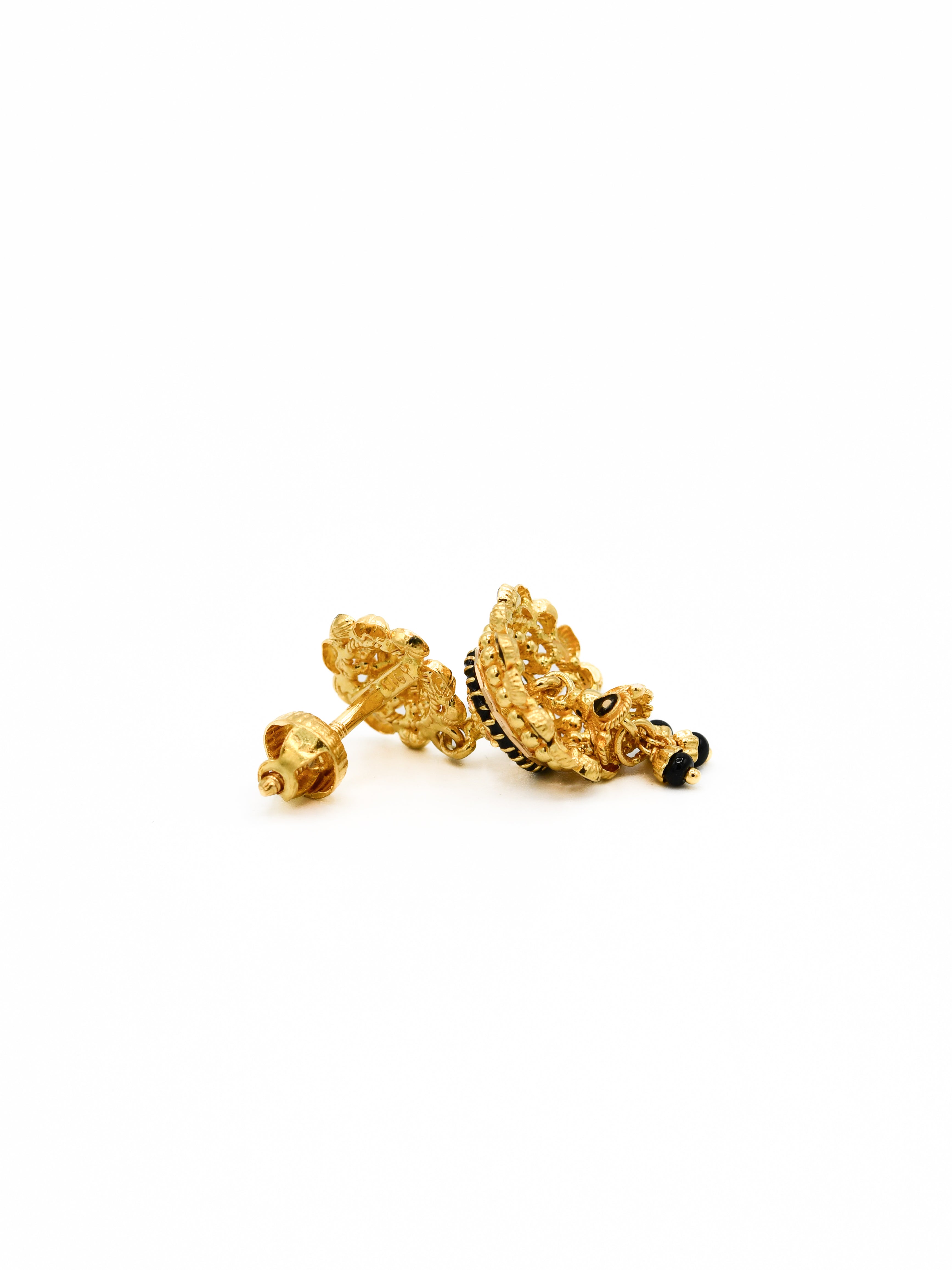 22ct Gold Mina Jhumki Earrings