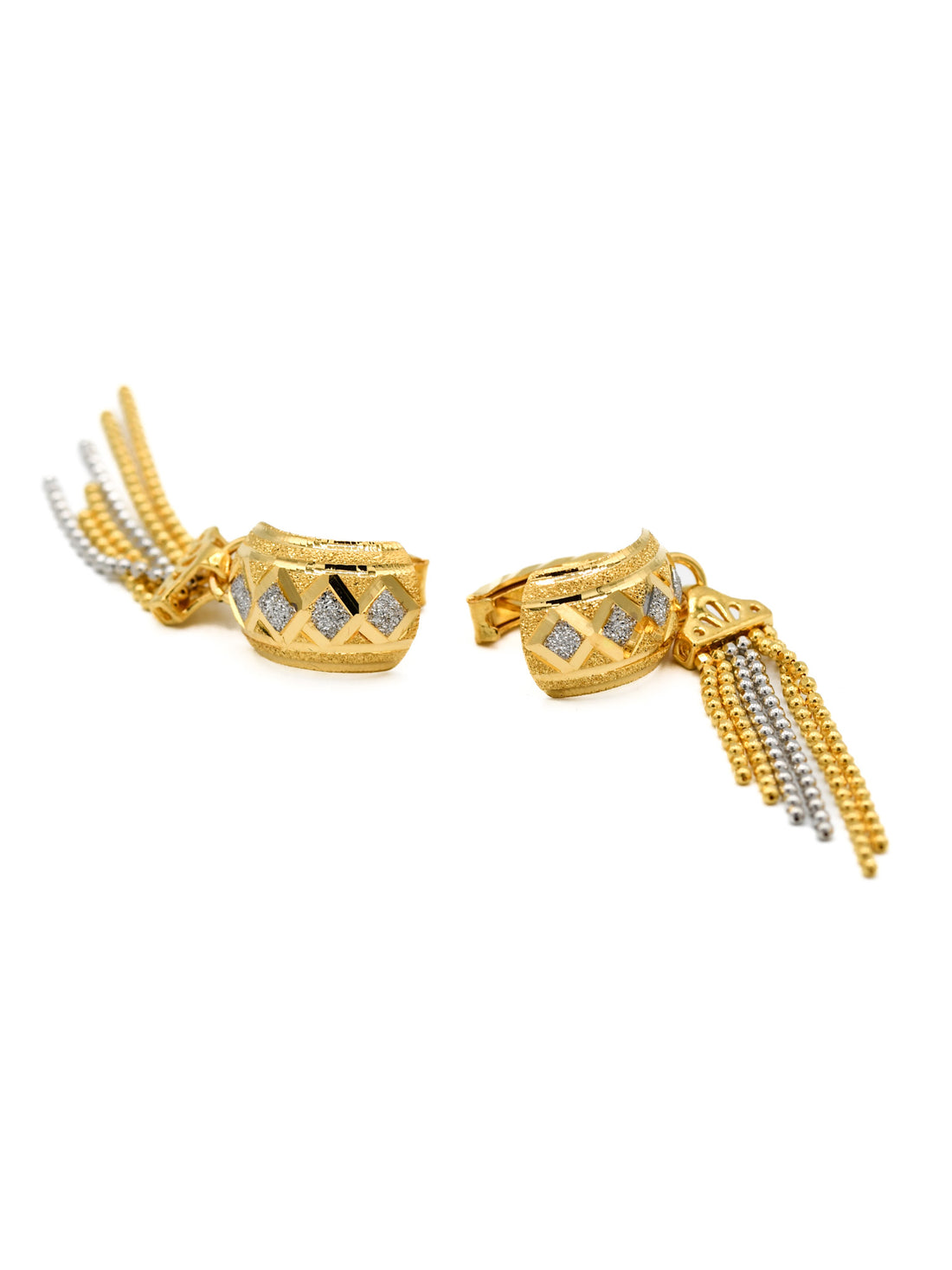22ct Gold Two Tone Spring Bali - Roop Darshan