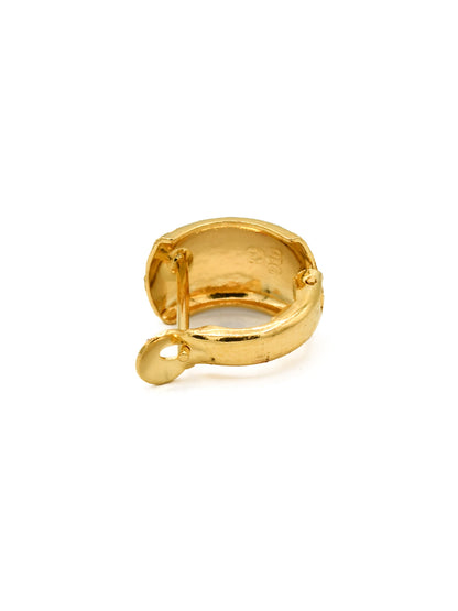 22ct Rose Gold Two Tone Spring Bali - Roop Darshan
