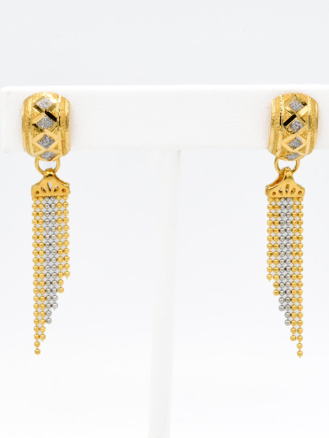 22ct Gold Two Tone Spring Bali - Roop Darshan