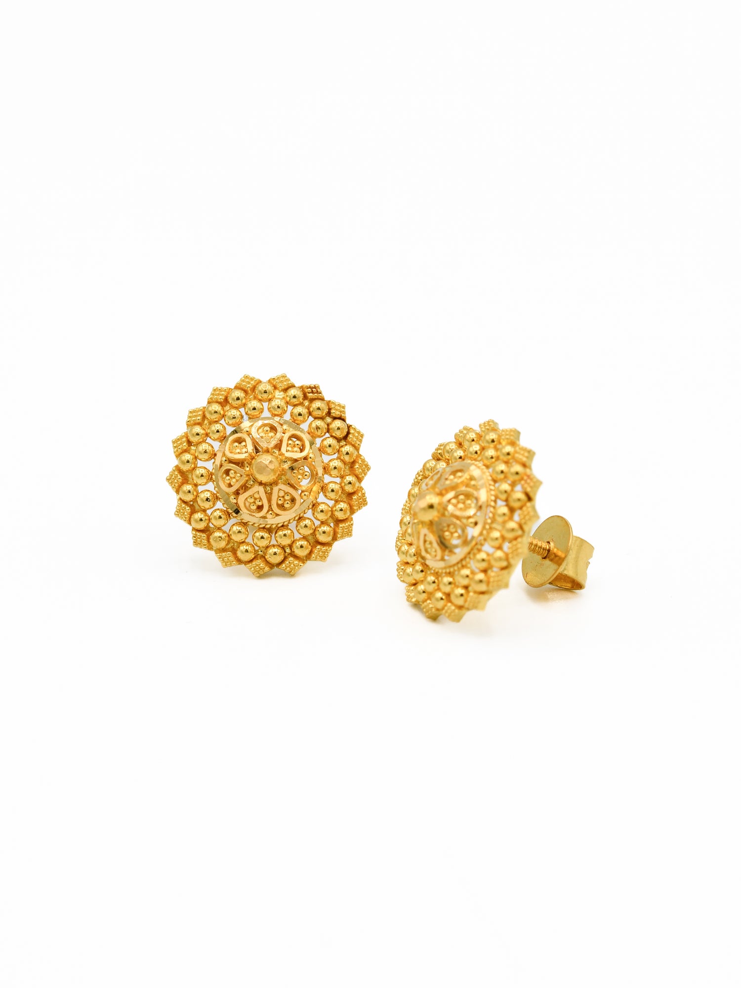 22ct Gold Stud Earrings