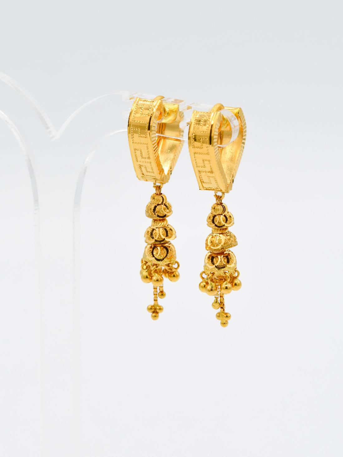 22ct Gold Jhumki Bali - Roop Darshan