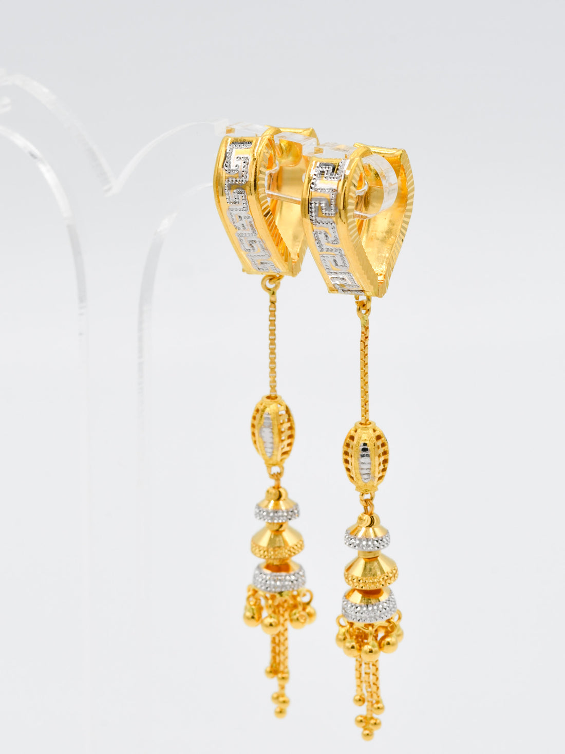 22ct Gold Two Tone Bali - Roop Darshan