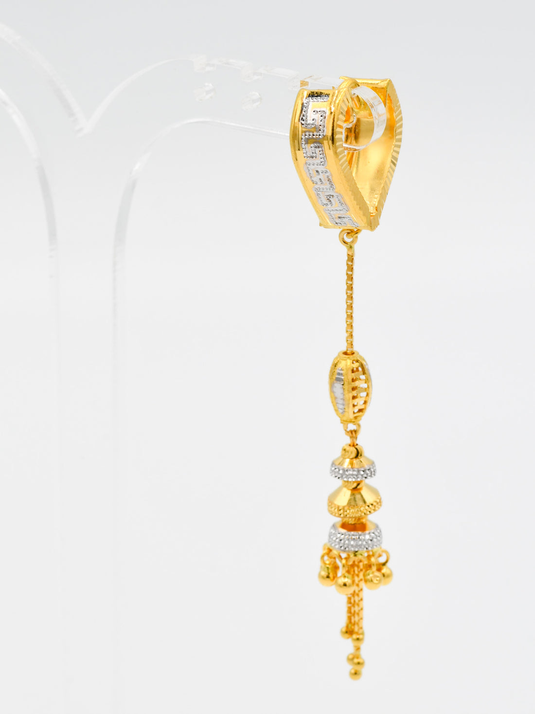 22ct Gold Two Tone Bali - Roop Darshan