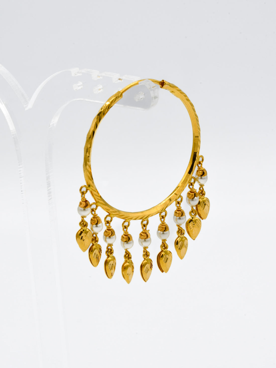 22ct Gold Pearl Bali - Roop Darshan