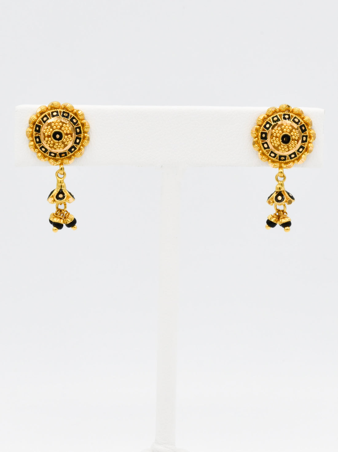 22ct Gold Minakari Earrings - Roop Darshan