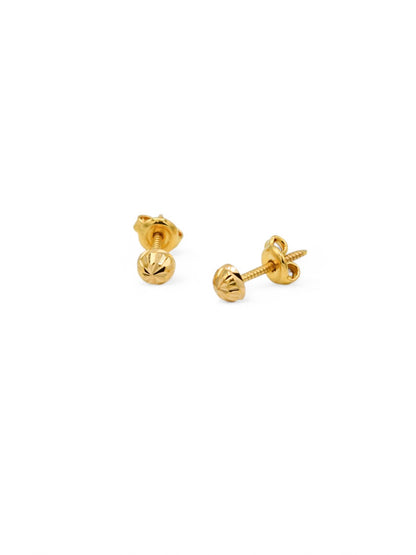 22ct Gold Stud Earrings