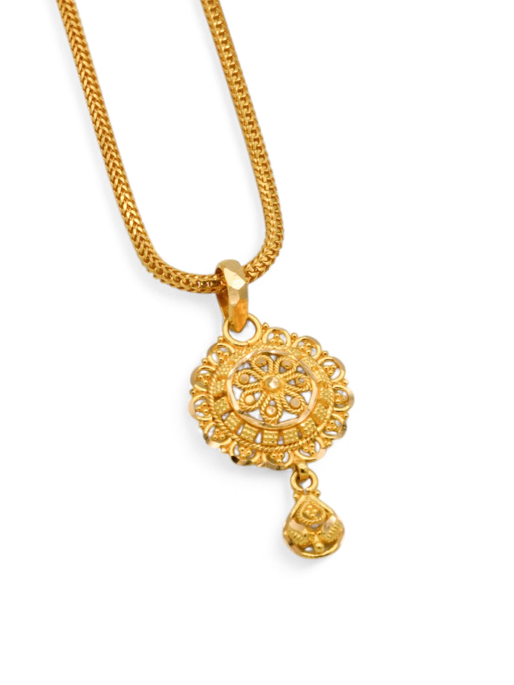 22ct Gold Filigree Pendant