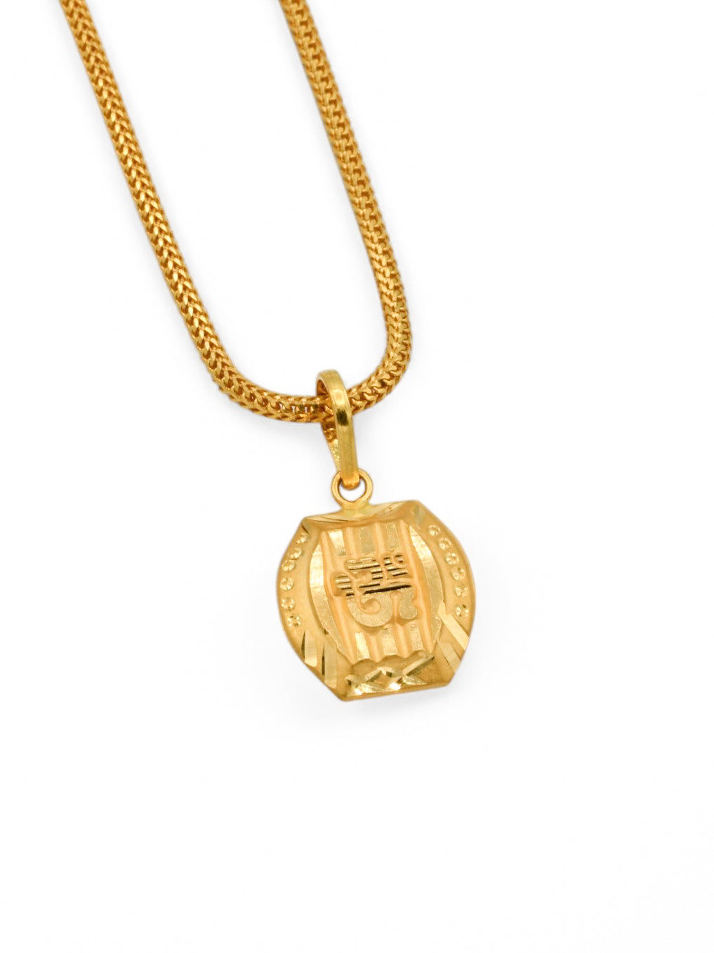22ct Gold Om Pendant
