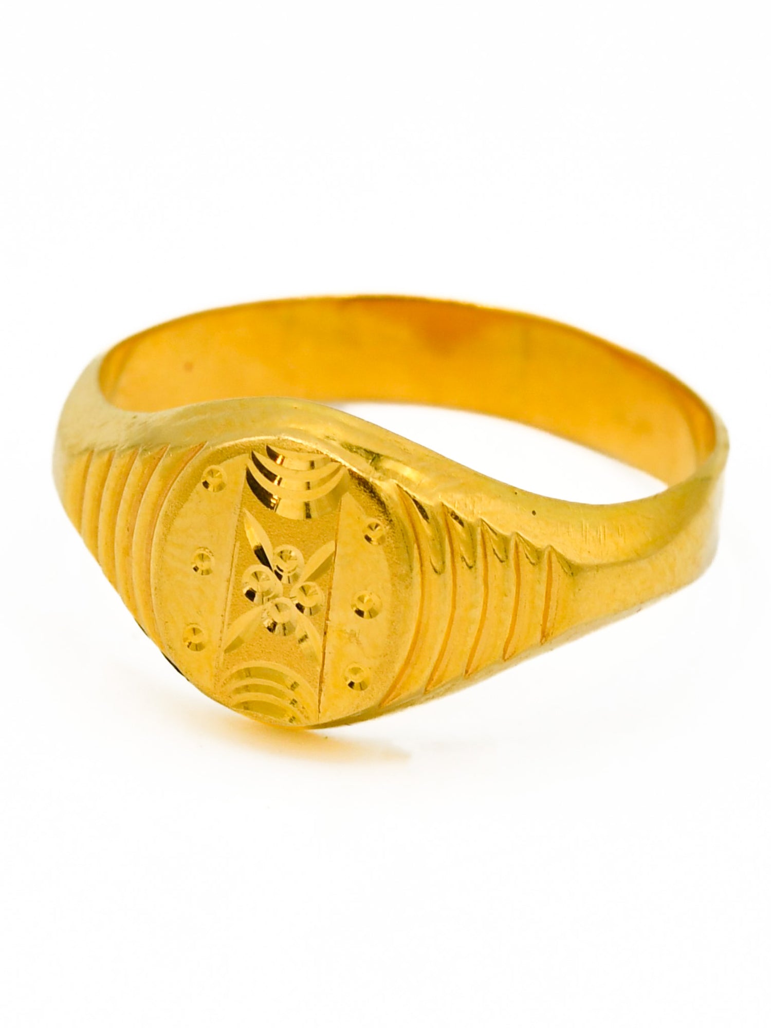 22ct Gold Mens Ring - Roop Darshan
