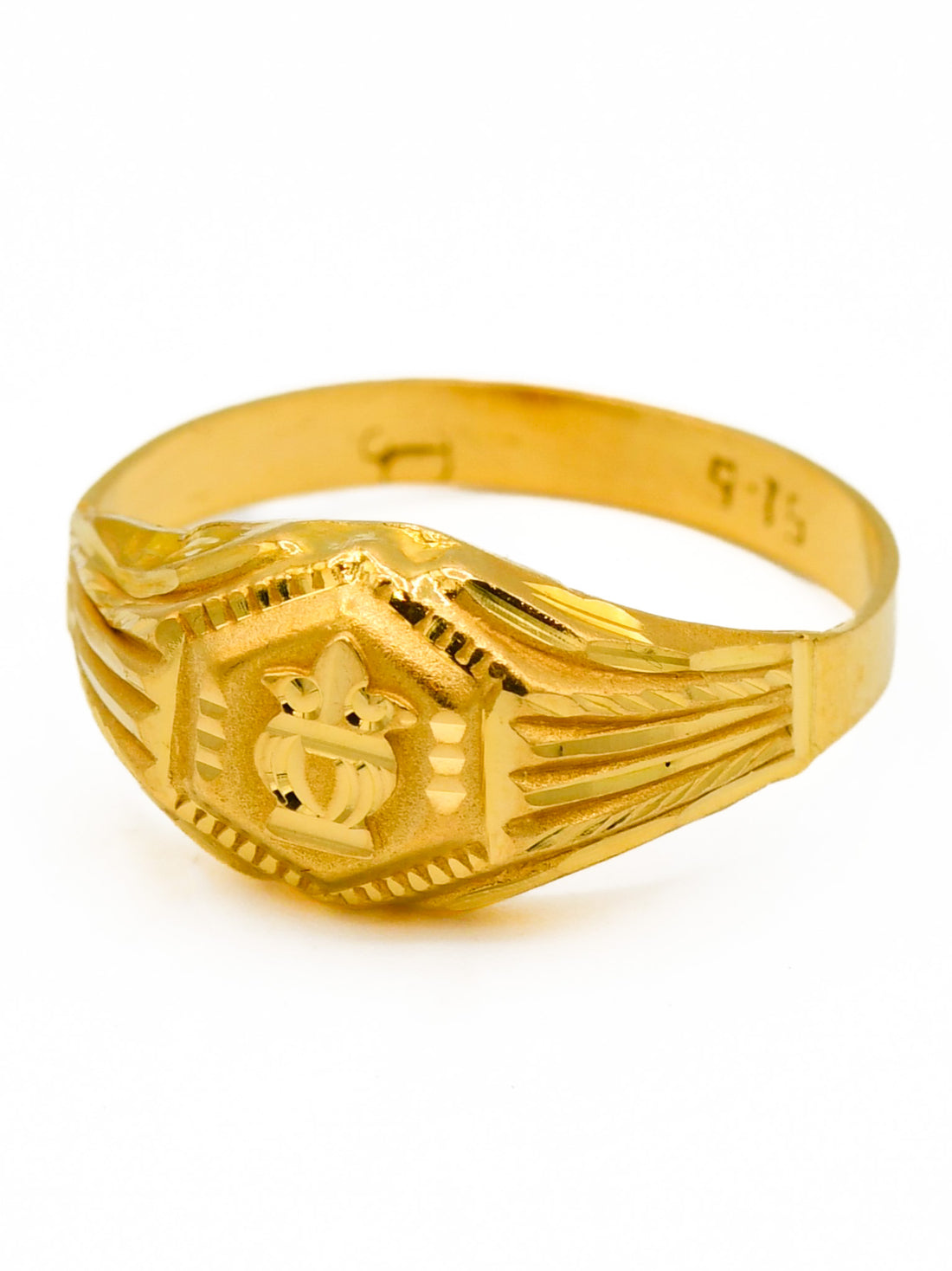 22ct Gold Kalash Mens Ring